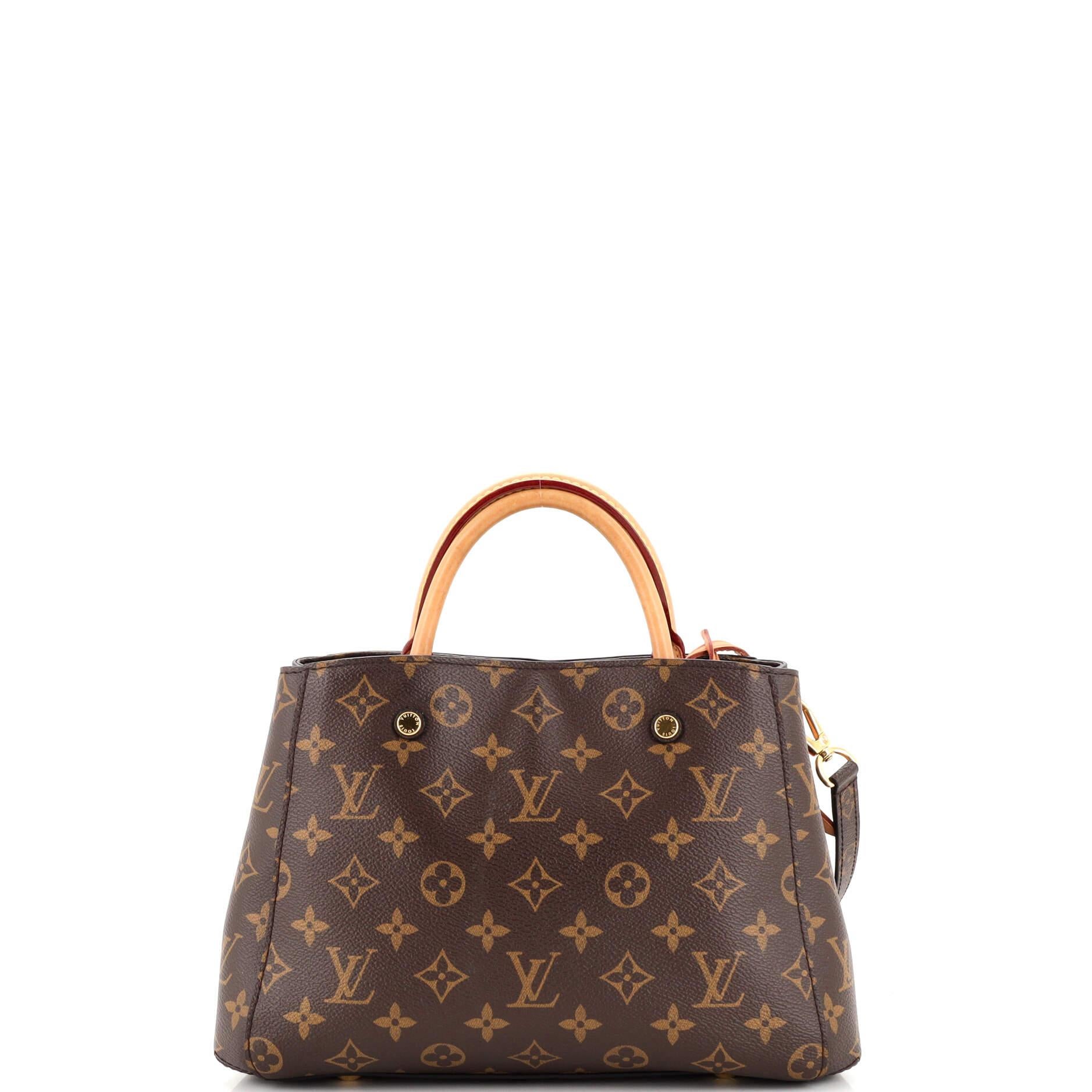 Louis Vuitton Montaigne Handbag Monogram Canvas BB In Good Condition In NY, NY