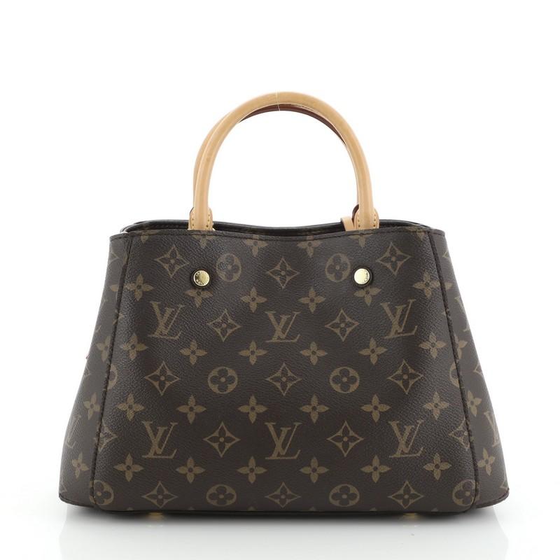 Louis Vuitton Montaigne Handbag Monogram Canvas BB In Good Condition In NY, NY