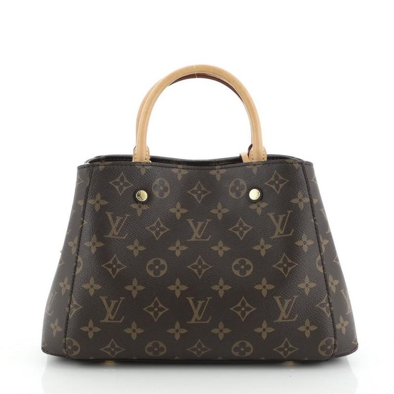 Louis Vuitton Montaigne Handbag Monogram Canvas BB For Sale at 1stdibs