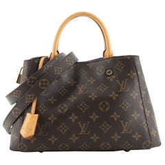 Louis Vuitton Montaigne Handtasche Monogramm Segeltuch BB