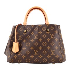 Louis Vuitton Montaigne Handtasche Monogramm Segeltuch BB