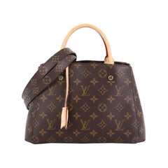  Louis Vuitton Montaigne Handbag Monogram Canvas BB