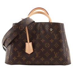 Louis Vuitton Montaigne Handtasche Monogramm Segeltuch BB