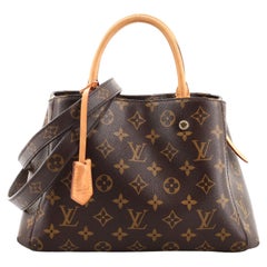Louis Vuitton Montaigne Handtasche mit Monogramm aus Segeltuch BB