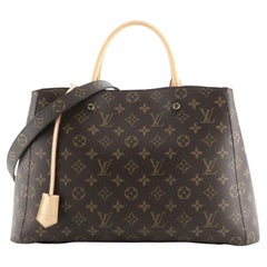 Louis Vuitton Montaigne Handbag Monogram Canvas GM