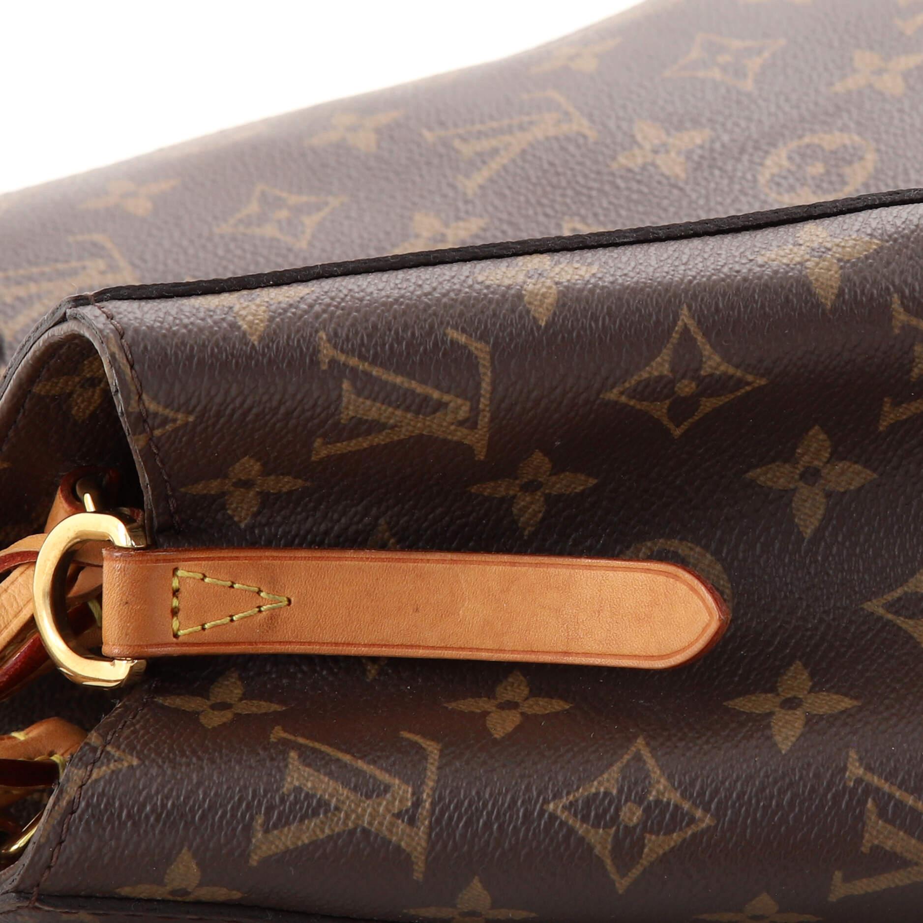 Louis Vuitton Montaigne Handbag Monogram Canvas MM 1