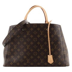 Louis Vuitton Montaigne Handbag Monogram Canvas MM