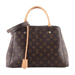 Louis Vuitton Montaigne Handbag Monogram Canvas MM