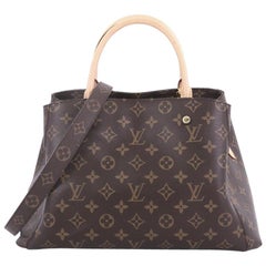 Louis Vuitton Montaigne Handbag Monogram Canvas MM