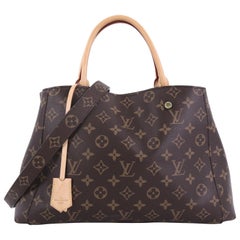 Louis Vuitton Montaigne Handbag Monogram Canvas MM