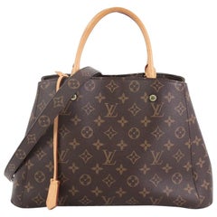 Louis Vuitton Montaigne Handbag Monogram Canvas MM