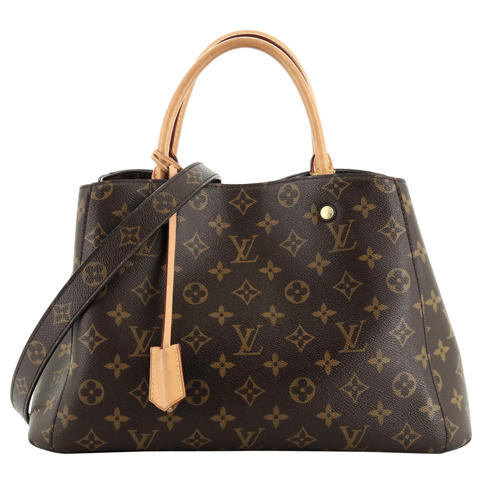 Louis Vuitton Montaigne Handbag Monogram Canvas MM