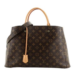 Louis Vuitton  Montaigne Handbag Monogram Canvas MM
