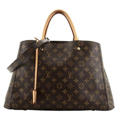 Louis Vuitton Montaigne Handtasche mit Monogramm aus Segeltuch MM