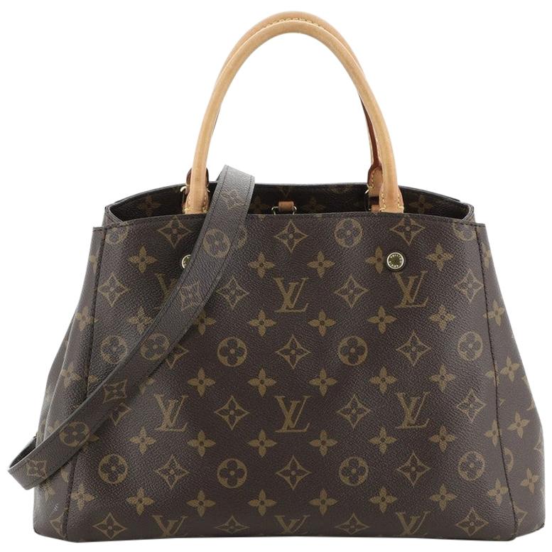 Louis Vuitton Montaigne Handbag Monogram Canvas MM