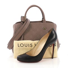 Louis Vuitton Montaigne Handbag Monogram Empreinte Leather BB