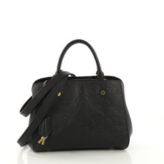 Louis Vuitton Montaigne Handbag Monogram Empreinte Leather BB
