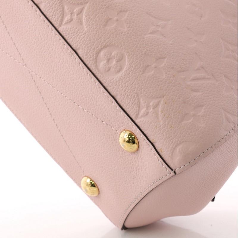  Louis Vuitton Montaigne Handbag Monogram Empreinte Leather BB 1