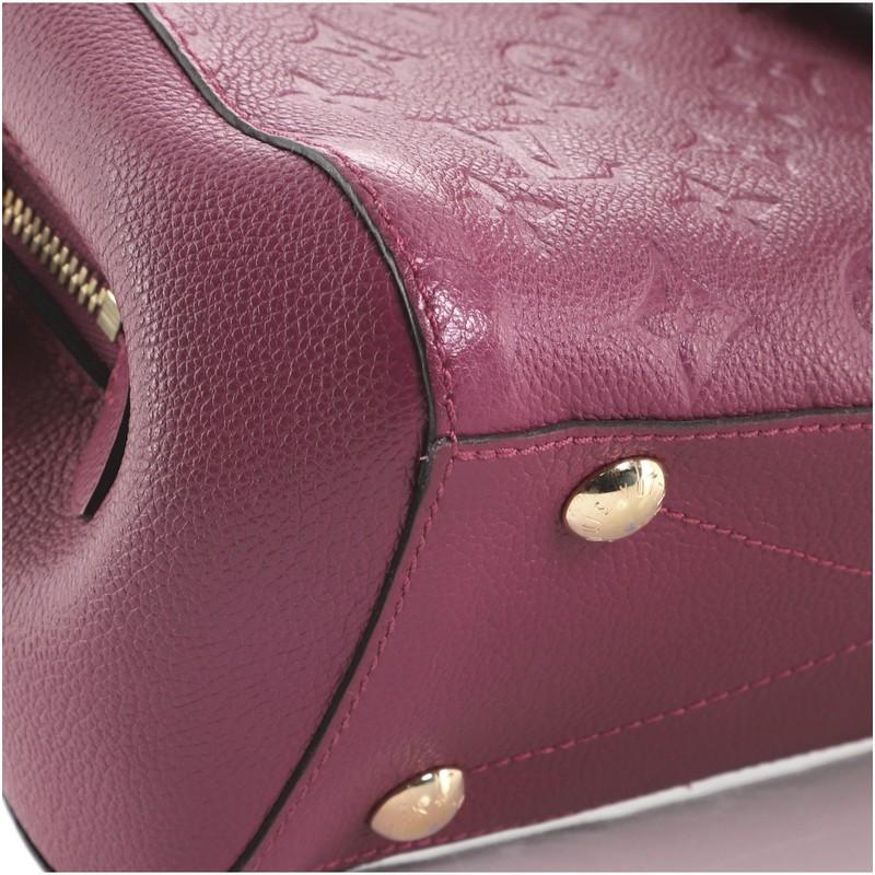 Louis Vuitton Montaigne Handbag Monogram Empreinte Leather BB 1