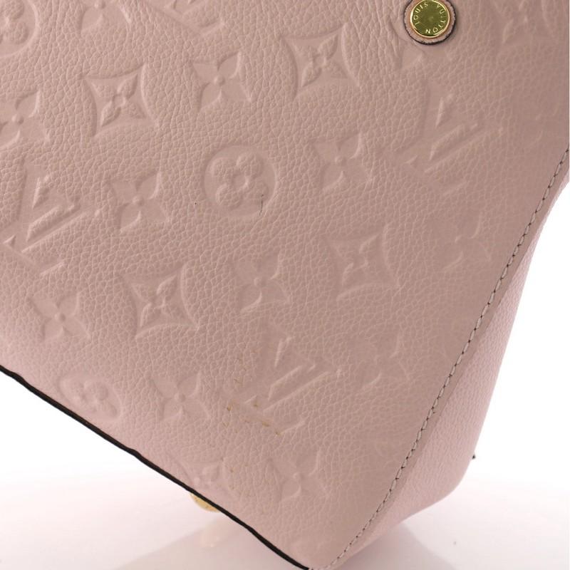  Louis Vuitton Montaigne Handbag Monogram Empreinte Leather BB 2