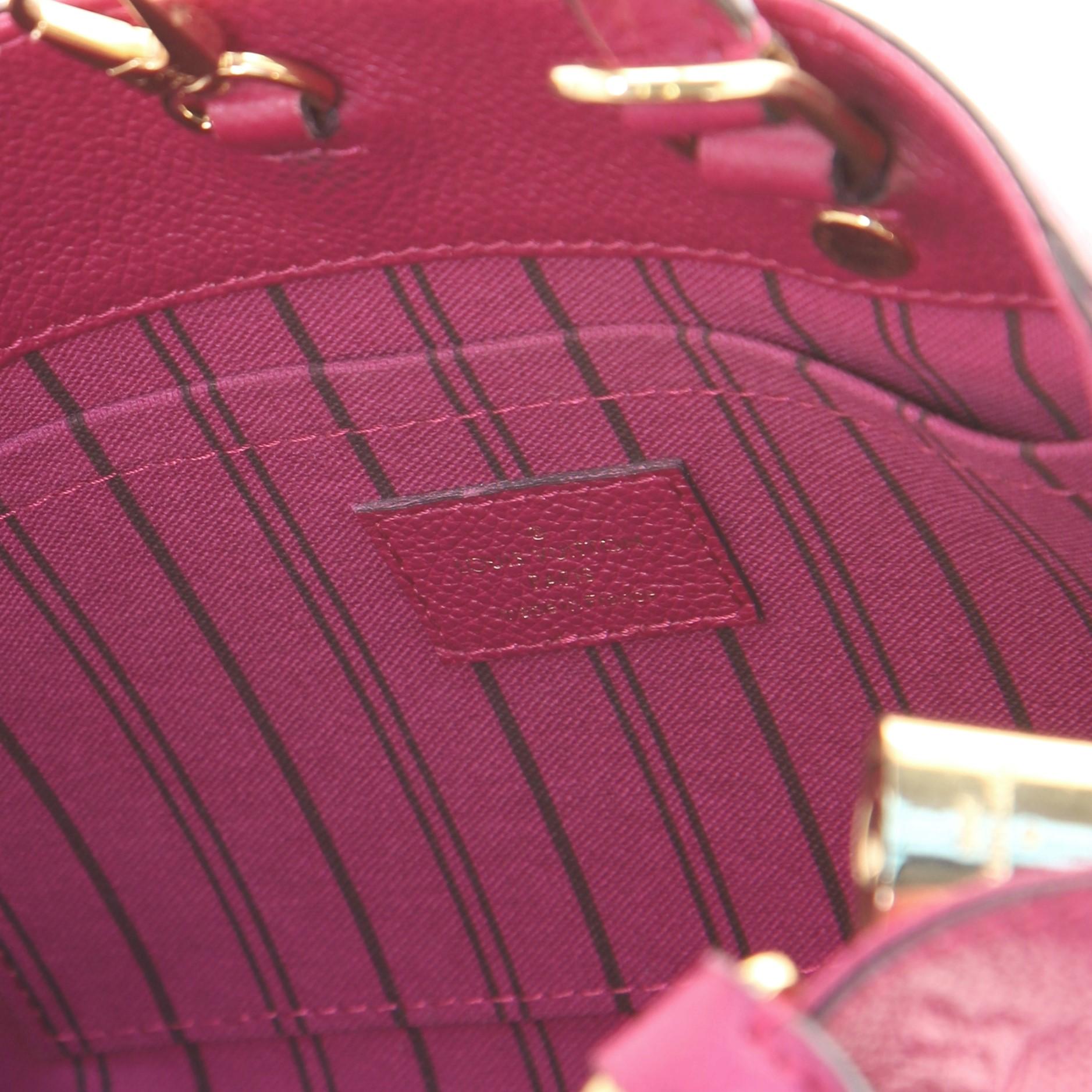 Louis Vuitton Montaigne Handtasche mit Monogramm Empreinte Leder BB 3