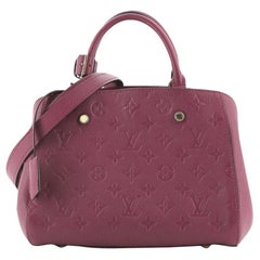 Louis Vuitton Montaigne Handtasche mit Monogramm Empreinte Leder BB