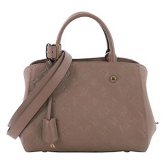 Louis Vuitton Montaigne Handbag Monogram Empreinte Leather BB