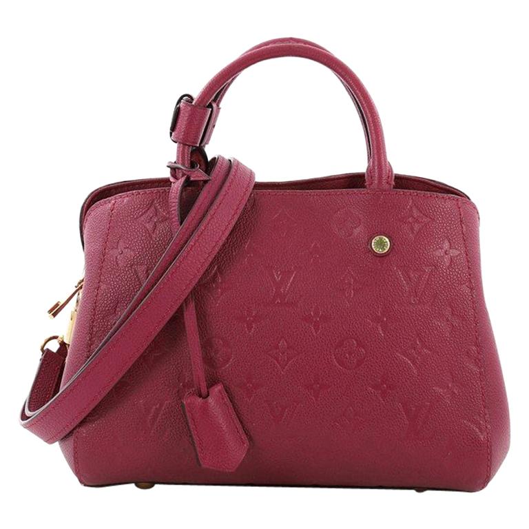 Louis Vuitton Montaigne Handbag Monogram Empreinte Leather BB at 1stDibs