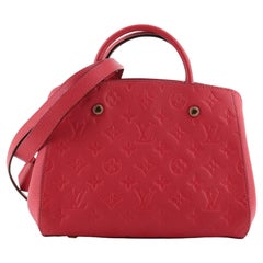 Louis Vuitton Montaigne Handtasche mit Monogramm Empreinte Leder BB