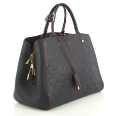 Louis Vuitton Montaigne Handbag Monogram Empreinte Leather GM