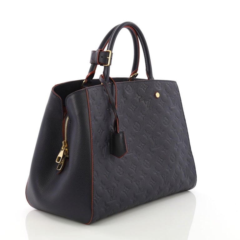 Louis Vuitton Montaigne Handbag Monogram Empreinte Leather GM at 1stDibs
