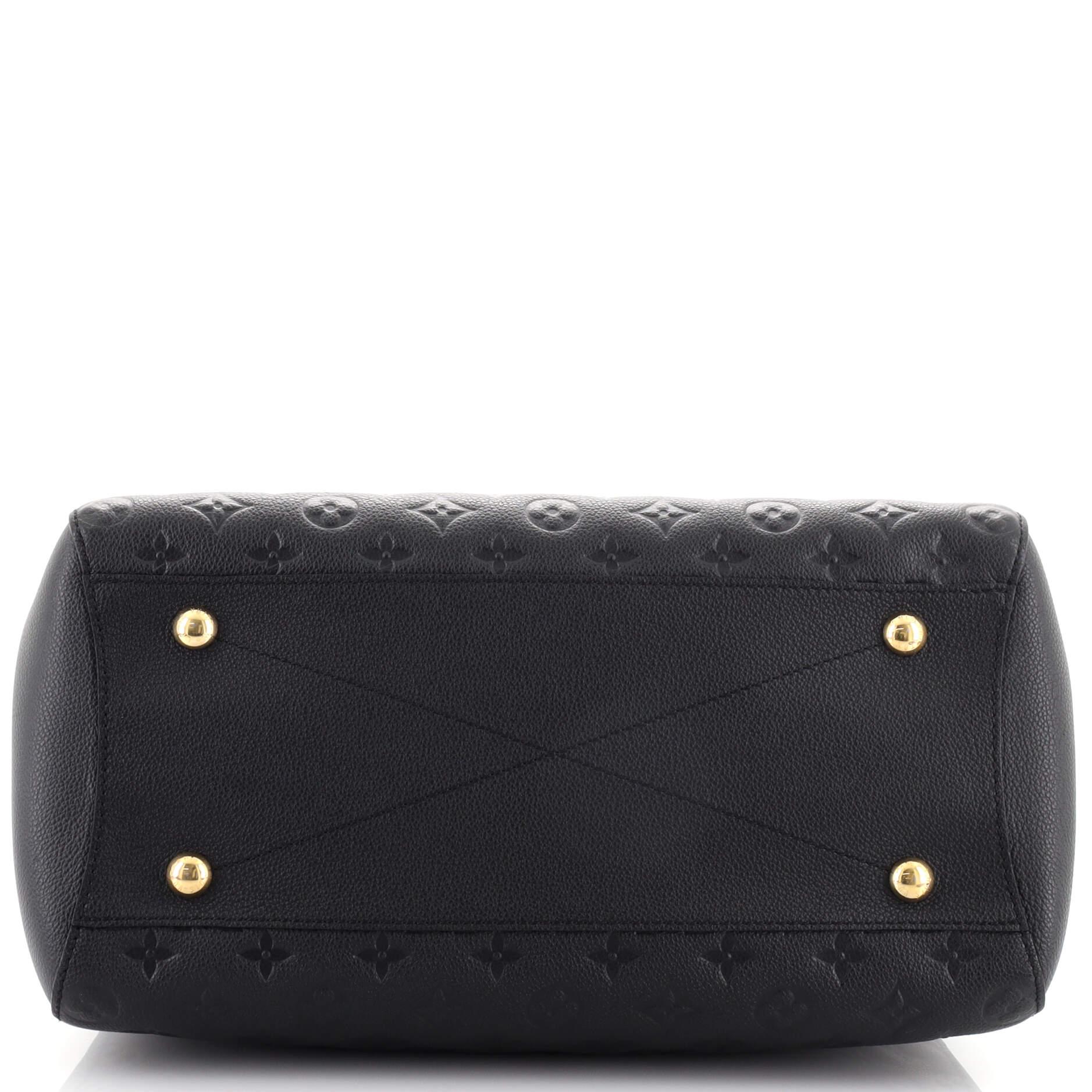 Women's or Men's Louis Vuitton Montaigne Handbag Monogram Empreinte Leather GM