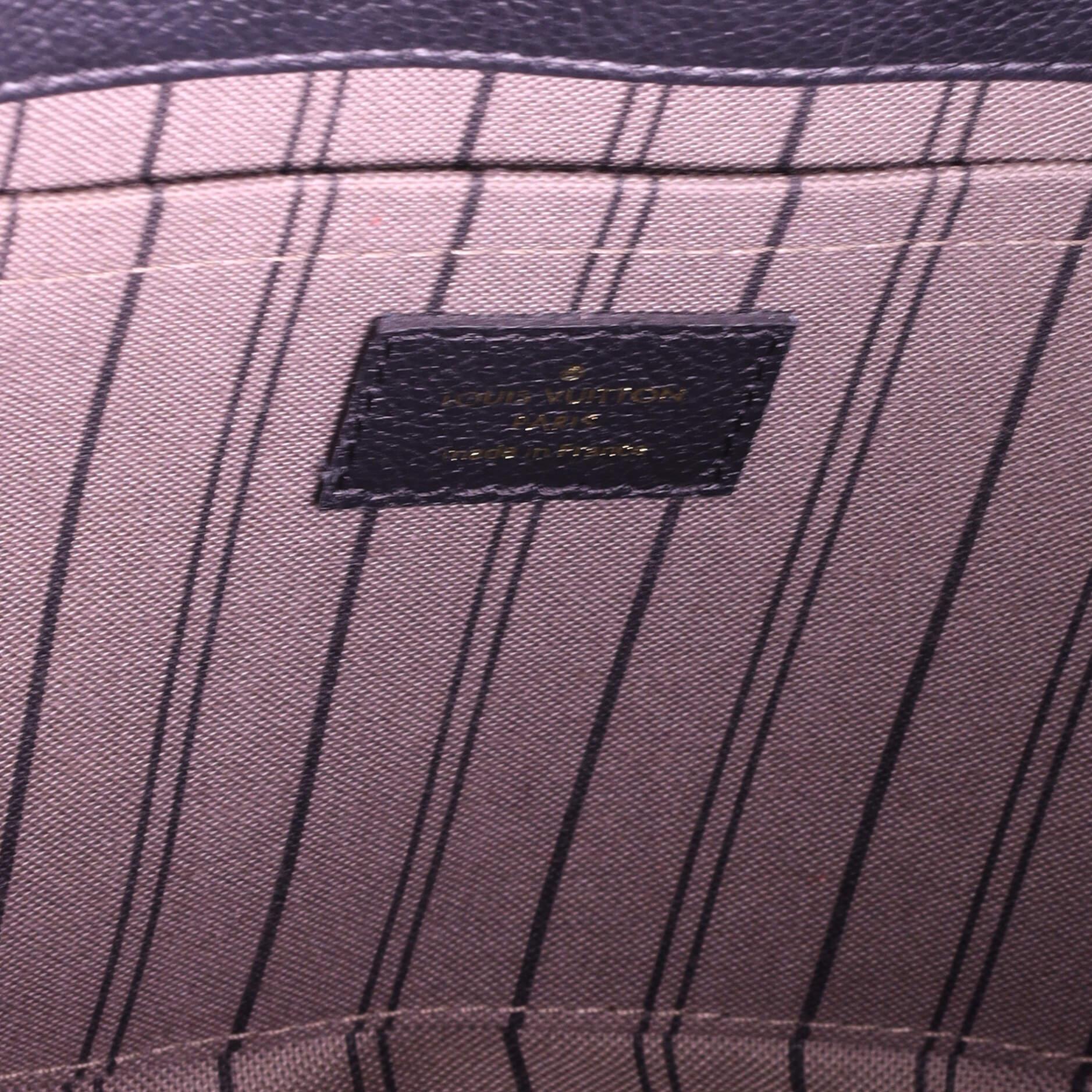 Louis Vuitton Montaigne Handbag Monogram Empreinte Leather GM 2