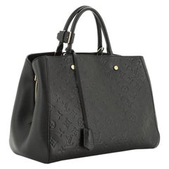 Louis Vuitton Montaigne Handbag Monogram Empreinte Leather GM
