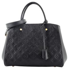  Louis Vuitton Montaigne Handbag Monogram Empreinte Leather GM