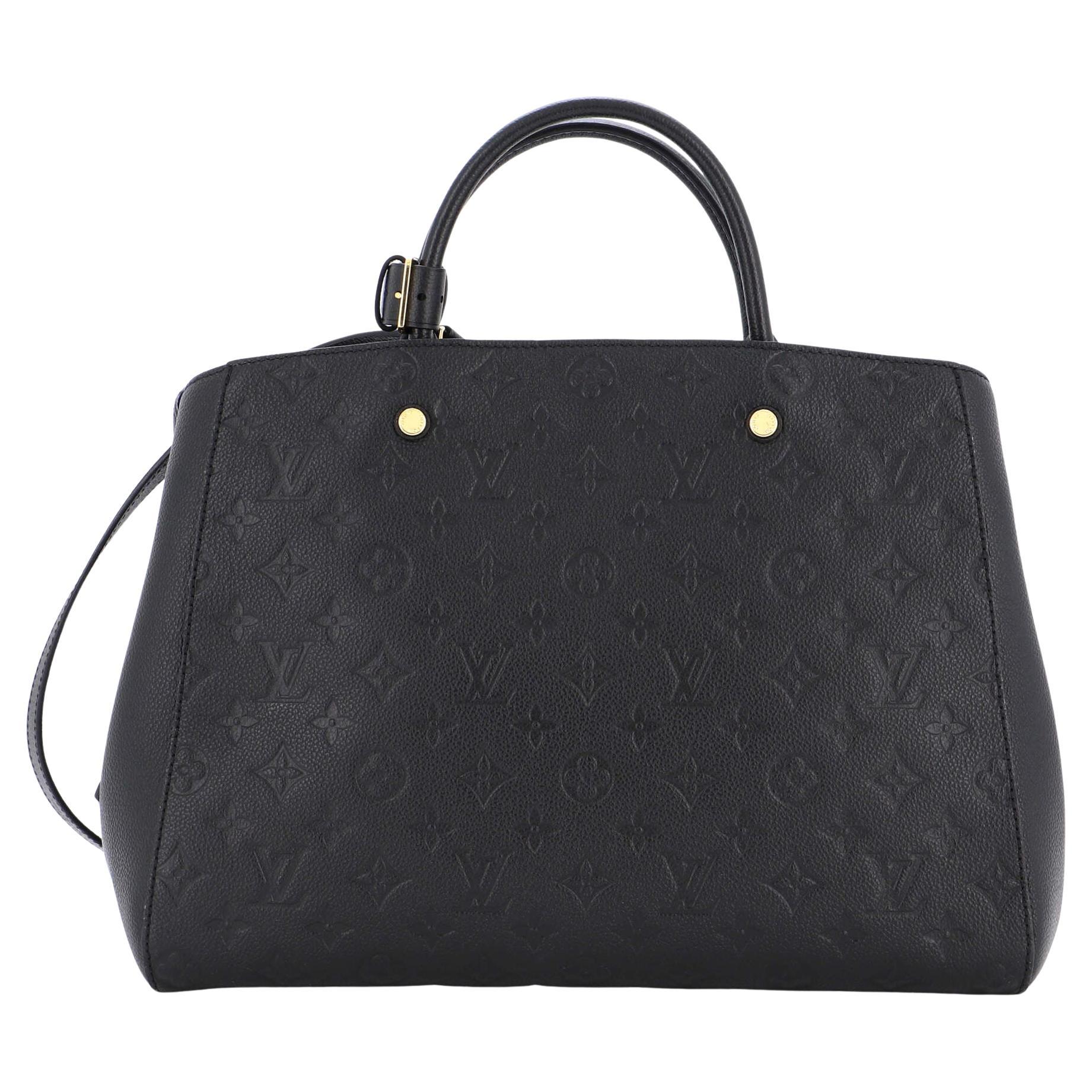 Louis Vuitton Montaigne Handbag Monogram Empreinte Leather GM For Sale at  1stDibs