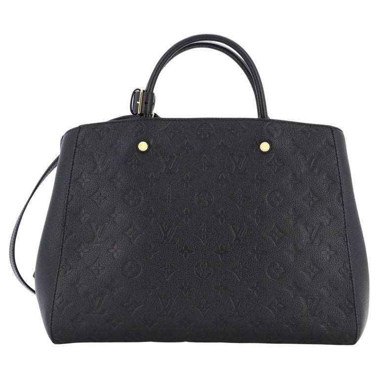 Louis Vuitton Montaigne Handbag Monogram Empreinte Leather GM For