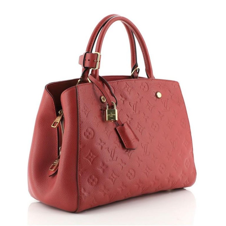 Louis Vuitton Saint Jacques Zip Tote 860018 Red Epi Leather Shoulder Bag at  1stDibs