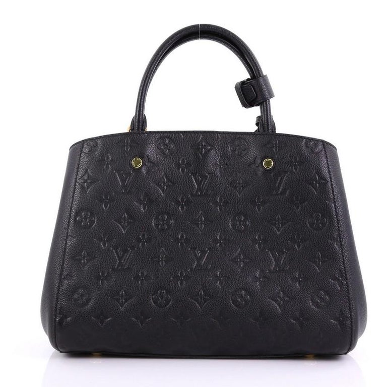 Louis Vuitton Montaigne Handbag Monogram Empreinte Leather MM at 1stdibs