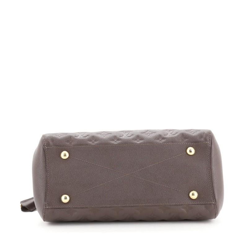 Women's Louis Vuitton Montaigne Handbag Monogram Empreinte Leather MM