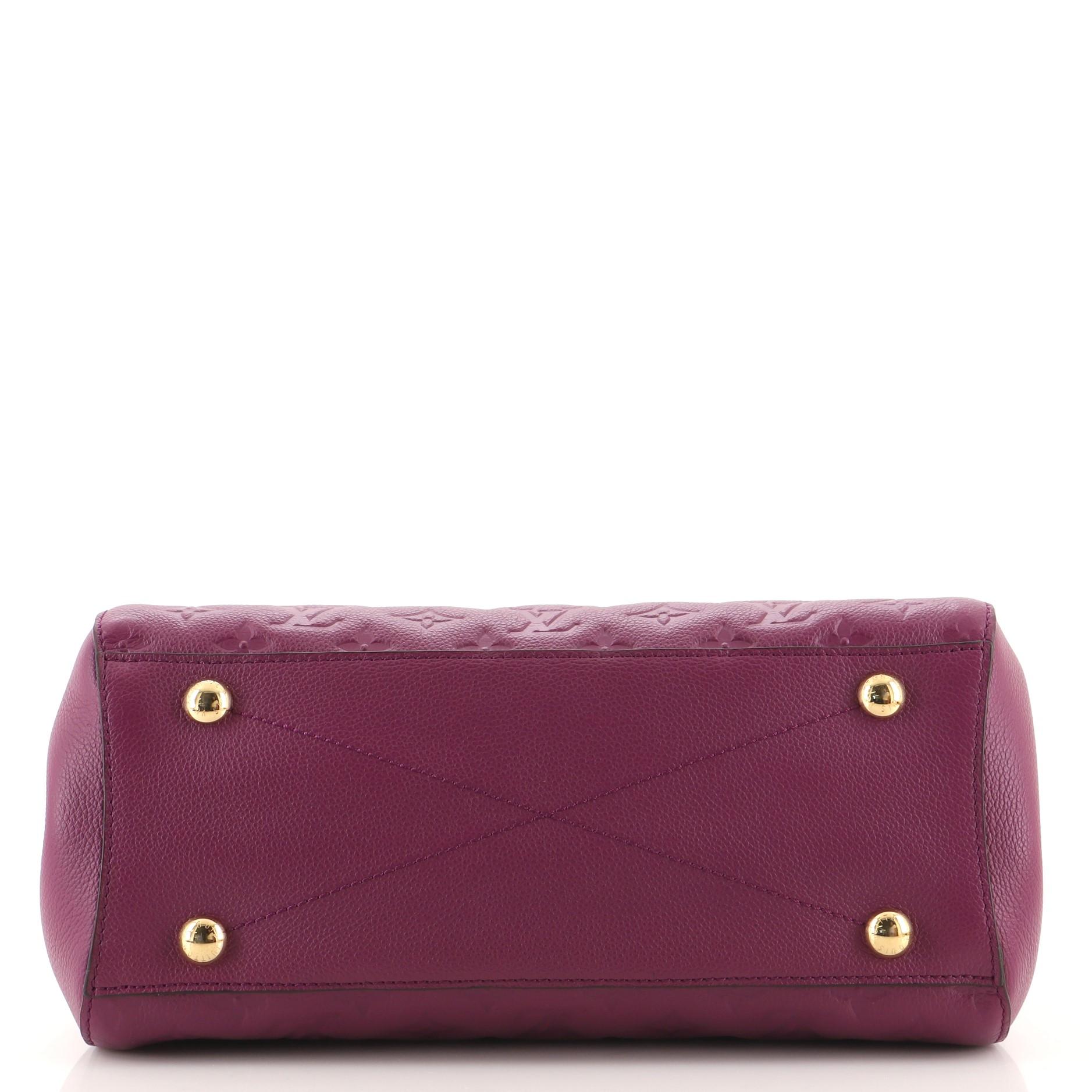Louis Vuitton Montaigne Handtasche mit Monogramm aus Empreinte Leder MM für Damen oder Herren