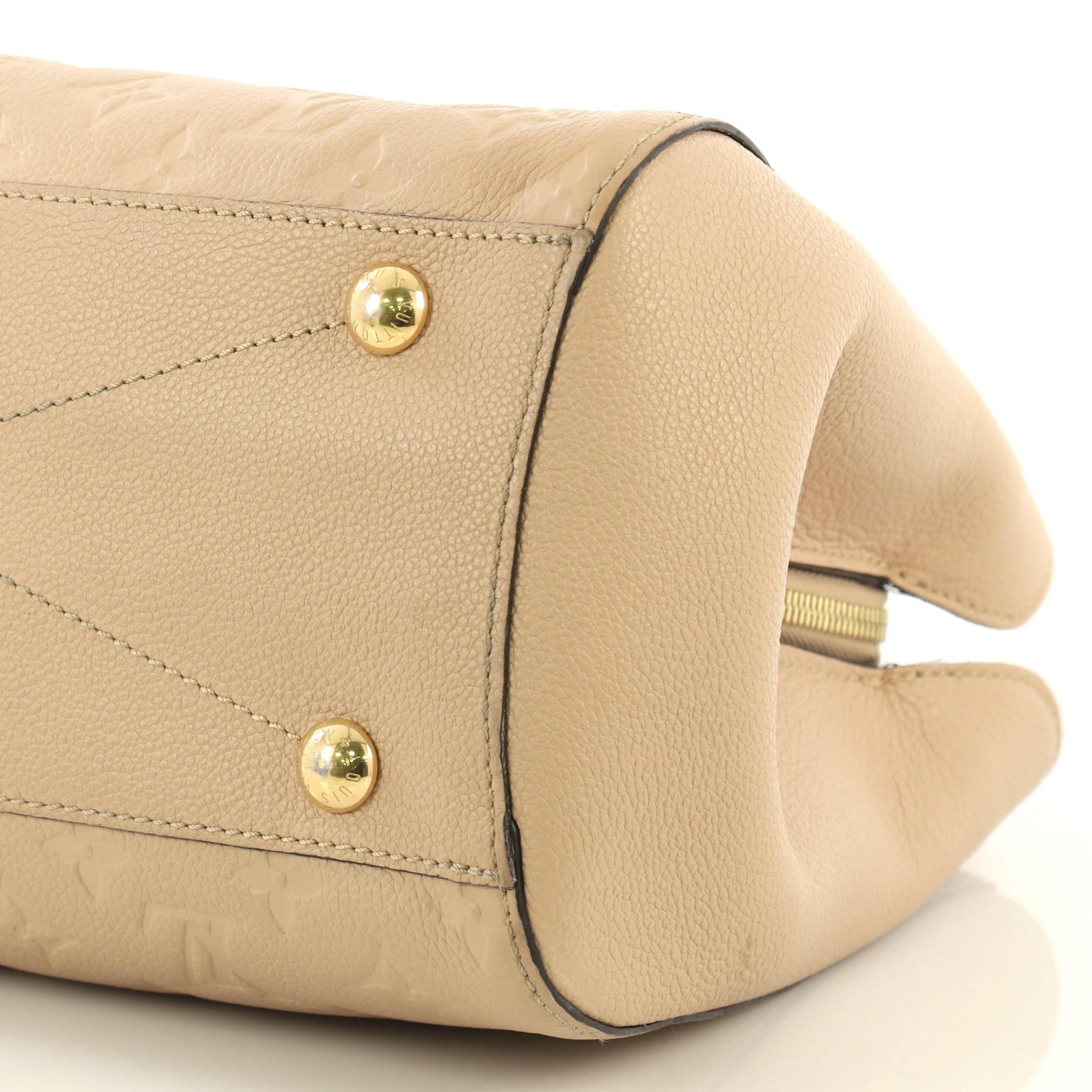 Louis Vuitton Montaigne Handbag Monogram Empreinte Leather MM 1