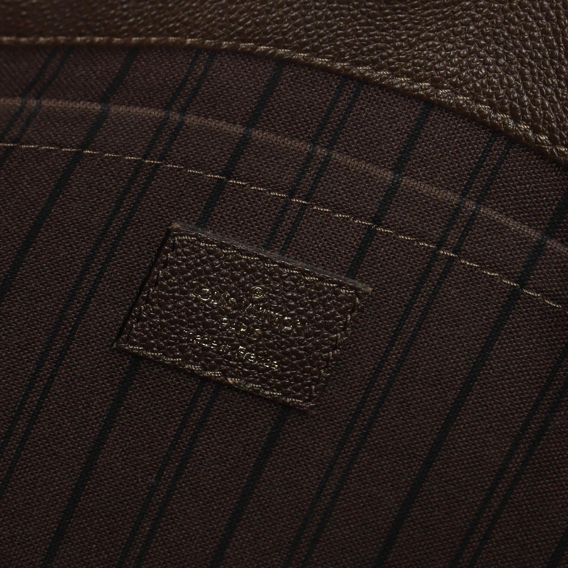 Louis Vuitton Montaigne Handbag Monogram Empreinte Leather MM For Sale 3