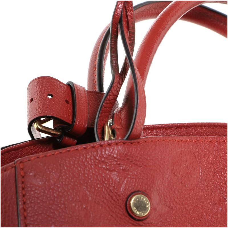 Louis Vuitton Montaigne Handbag Monogram Empreinte Leather MM 4