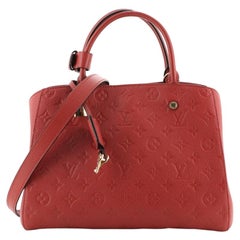 Louis Vuitton Montaigne Handtasche mit Monogramm aus Empreinte Leder MM