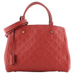Louis Vuitton Montaigne Handtasche mit Monogramm aus Empreinte Leder MM
