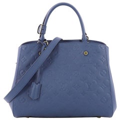 Louis Vuitton Montaigne Handbag Monogram Empreinte Leather MM