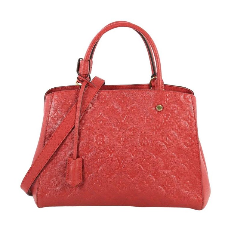 Louis Vuitton Montaigne Handbag Monogram Empreinte Leather MM at 1stdibs