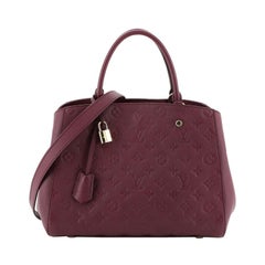 Louis Vuitton Montaigne Handbag Monogram Empreinte Leather MM