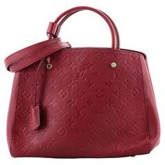 Louis Vuitton Montaigne Handtasche mit Monogramm aus Empreinte Leder MM